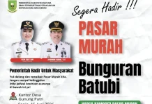 Pemkab Natuna Gelar Pasar Murah dan  Bantuan Beras di  Batubi