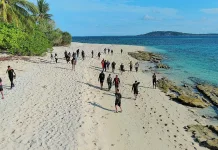 Lanud RSA Natuna Gelar Family Gathering Lintas Instansi di Pulau Senua