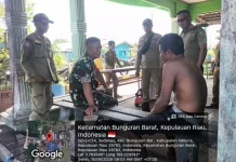 Babinsa Sedanau Dampingi Petugas Puskesmas Tangani ODGJ