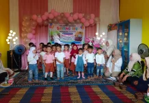 Pelepasan dan Tasyakuran Kelompok Bermain Sayang Ibu