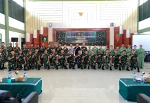 Batalyon Komposit 1 Gardapati dan Dinas Kesehatan Natuna  Sosialisasi Bahaya HIV/A
