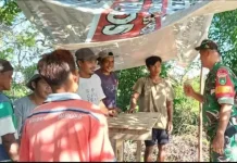 Babinsa Ajak Pekerja Jaga Kesehatan dan Produktivitas
