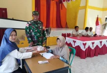 Babinsa Hadiri BLT DD Tanjung Pala