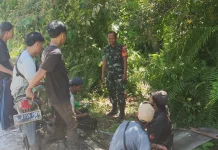 Babinsa Cemaga Selatan Gelar Komsos Dengan Karang Taruna