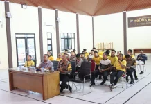 Kapolres Natuna Nobar Piala Dunia 2026 Bersama Personel