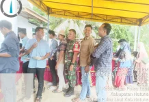 Babinsa Kadur Hadiri Aqiqahan Warga