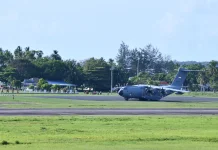 Lanud RSA Berhasil Dukung Pendaratan Perdana Airbus A400M TNI AU di Natuna