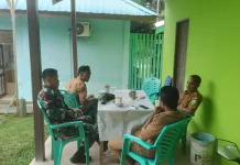 Babinsa Kadur Perkuat Sinergi Desa