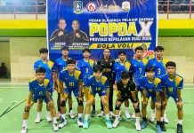 POPDA Kepri 2026 : Hari Ketiga Tim Voli Putri Natuna Kalah, Putra Menang
