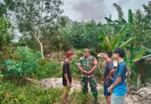 Babinsa Desa Ceruk Ajak Pemuda Jaga Keamanan dan Jauhi Narkoba