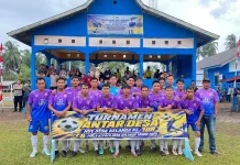 Tim Sepak Bola Desa Limau Manis Menang Telak 3-0 atas Desa Ceruk B