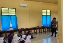 Bhabinkamtibmas Polsubsektor Subi Edukasi Bahaya NAPZA dan Bullying