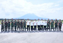Dewan Pertahanan Nasional RI Tinjau Lanud RSA Natuna