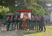 Pengamanan Pulau Terluar Berlanjut, Satgas Marinir Sekatung Resmi Berganti Perso