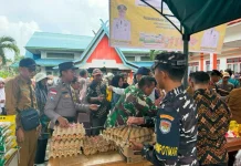 Babinsa Koramil 03/Sedanau Hadiri Kunjungan Bupati Natuna