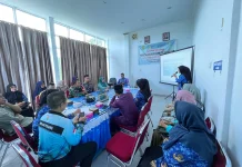 Babinsa Hadiri Lokakarya Lintas Sektor Puskesmas Pulau Laut