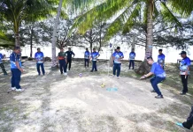 Lanud RSA Gelar  Footgolf Bareng Forkopimda Natuna
