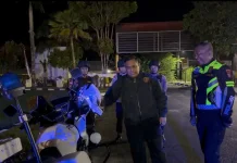 Kapolres Natuna Pimpin Langsung Patroli Blue Light