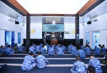 Memohon Kelancaran Hari Bakti TNI AU Ke-79, Lanud RSA Natuna Laksanakan Doa Bersama