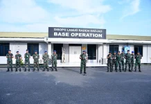 Lanud Raden Sadjad Natuna Lepas Personel Mutasi dan Sambut Personel Baru