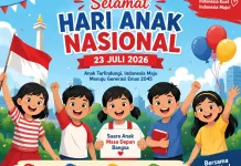 Hari Anak Nasional 2026, Momentum Wujudkan Generasi Emas Indonesia
