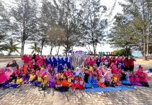 IGTKI Natuna Rayakan Hari Anak Nasional dengan  Permainan Tradisional Geopak