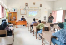 BPBD Natuna Perkuat Kesiapsiagaan Siswa di SMA Negeri 1 Bungteng
