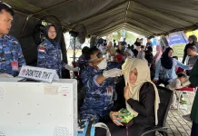 Hari Bakti TNI AU, Lanud RSA Gelar Pengobatan Gratis untuk Warga Perbatasan Natuna