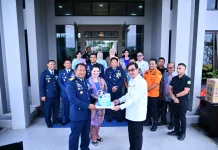 Danlanud Raden Sadjad Natuna Terima Ucapan Selamat di Hari Bakti TNI AU ke-79