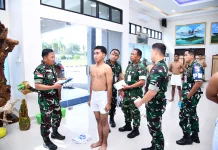 Danlanud RSA Natuna Seleksi Akhir Calon Bintara PK Pria TNI AU Gelombang II/A-58