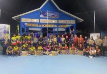 Tim Voli Putri Batu Gajah Juara Turnamen Voli HUT Desa Kelanga ke-108