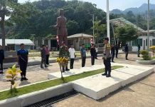 Sinergi TNI-Polri Latih Paskibra Serasan, Persiapkan HUT RI ke-81