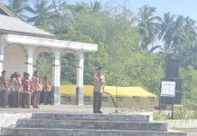Kwaran Bunguran Timur Laut Gelar Upacara Hari Pramuka ke-65