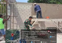 Babinsa Dukung Pembangunan Koperasi Desa
