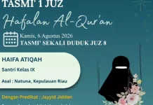 Haifa Atiqah Raih Predikat Jayyid Jiddan Tasmi’ 1 Juz