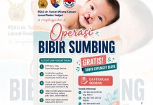 RSAU Lanud Raden Sadjad Gelar Operasi Bibir Sumbing Gratis