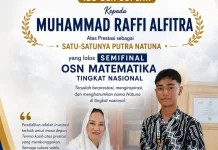 Bupati Natuna Apresiasi Prestasi Rafi Alfitra