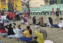 Meriahnya Permainan Rakyat di RW 001 Sepempang