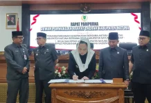 RKUA-PPAS APBD 2027 serta Perubahan APBD Natuna 2026 di Sahkan