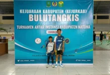 Khalid Junudullah Wakili PB KAWARANAE dalam Ajang KEJURKAB Natuna