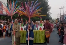 Karnaval SMAN 1 Angkat Tradisi Nusantara