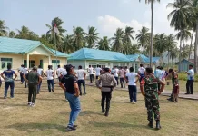 Senam Bersama Meriahkan HUT RI