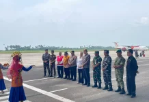 Bupati Natuna Sambut Wamenlu RI dalam Kunjungan Kerja ke Natuna