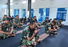 Lanud RSA Gelar Doa Keselamatan Operasi Bantuan Bencana