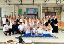 Pawai Maulid SDN 002 Ranai Tanamkan Keteladanan Nabi