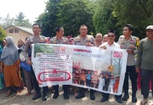 Polres Natuna Gelar Pasar Murah dan Sosialisasi Bahaya Karhutla