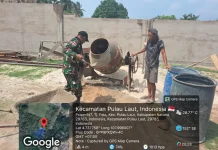 Babinsa Bersama Warga Bangun KDKMP