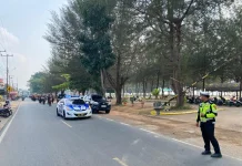 Satlantas Polres Natuna Kawal Pawai Maulid Nabi TKN 004 Bungtim