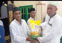 Gerakan Sedekah Beras Rutin di Bunguran Utara