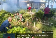 Komsos, Babinsa Kadur Imbau Warga Waspada